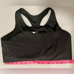 Nike Dri-Fit Swoosh XXL Sports Bra - Black & White